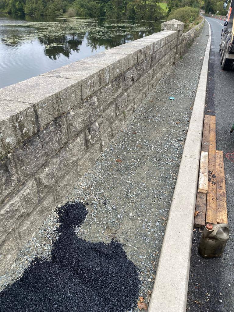 Footpaths job in Wicklow: the first load down